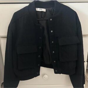 Black Madden NYC bomber jacket. Woman’s size medium. Brand new with tags removed